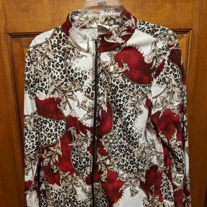 Animal print Chico's Jacket
